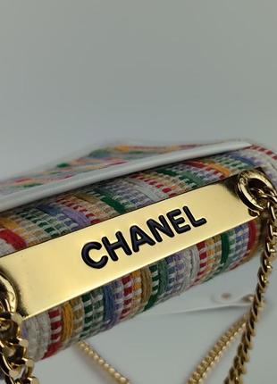 Сумка chanel woven#hile colorful