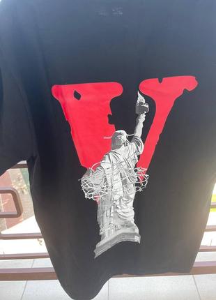 Vlone statue of liberty tee3 фото