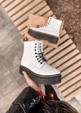 Шикарные ботинки dr martens jadon (зима)2 фото