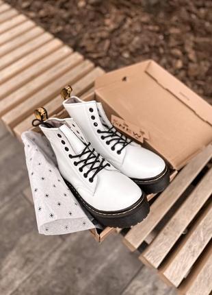 Шикарные ботинки dr martens jadon (зима)3 фото