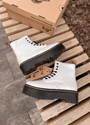 Шикарные ботинки dr martens jadon (зима)6 фото