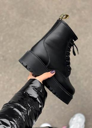 Ботинки dr. martens high fur (зима)4 фото