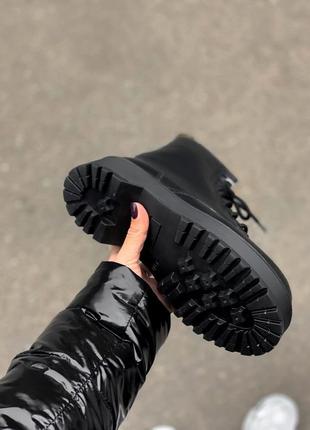 Ботинки dr. martens high fur (зима)5 фото