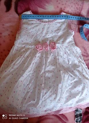 Сукня для дівчинки 3-6 місяців нова з біркою3 фото