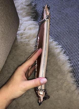 Сумка в пайетку чешуя клатч мини через плечо для девочки подростка