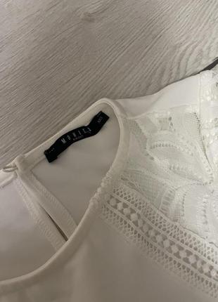 Белое платье, короткое 2