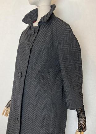Винтаж, фактурное пальто,эксклюзив от кутюр,couture,hedi buner,gossau.2 фото