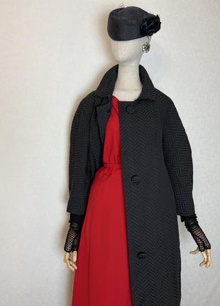 Винтаж, фактурное пальто,эксклюзив от кутюр,couture,hedi buner,gossau.5 фото