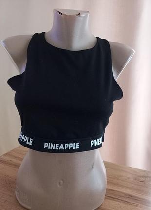 Pineapple майка топ для тренировок, бега 80% вискоза l-xl размер