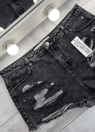 Джинсовые шорты мом от denim co номер: 923 стан идеальный размер: 18/xl2 фото