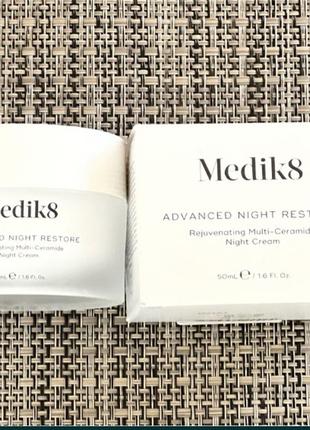 Інтенсивно регенеруючий нічний крем -  medik8 advanced night restore - rejuvenating multi-ceramide night cream1 фото