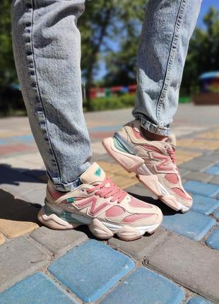 Кросівки new balance 9060 inside voices beige pink