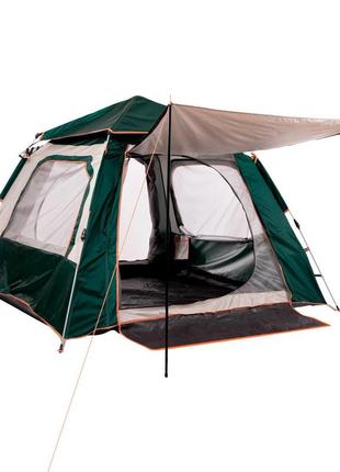 Палатка трехместная с тентом для кемпинга и туризма2 фото