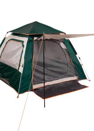 Палатка трехместная с тентом для кемпинга и туризма