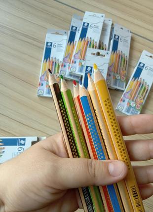 Олівці кольорові staedtler noris6 фото