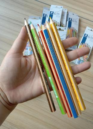 Олівці кольорові staedtler noris4 фото