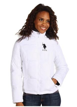 Новая белая куртка u.s. polo assn