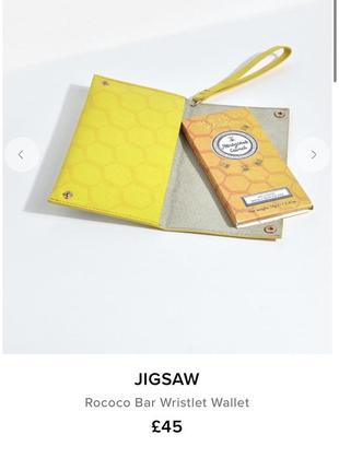 Шкіряний гаманець, портмоне jigsaw & rococo chocolate collaboration5 фото