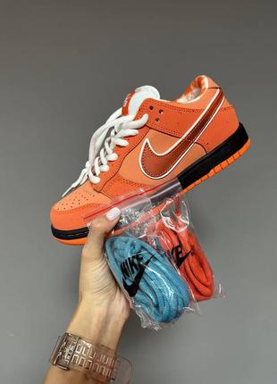 Нереальні трендові кросівки унісекс nike sb dunk orange lobster premium помаранчеві 36-45 р