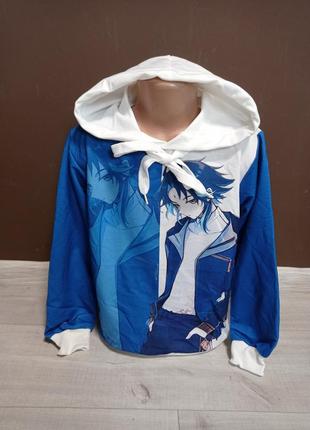 Спортивный костюм для мальчика аниме 6-10 лет спортивный костюм с принтом аниме хлопковый спортивный костюм2 фото