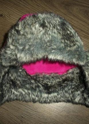 Зимовий термо шапка вушанка на 3-5 років🏂2 фото