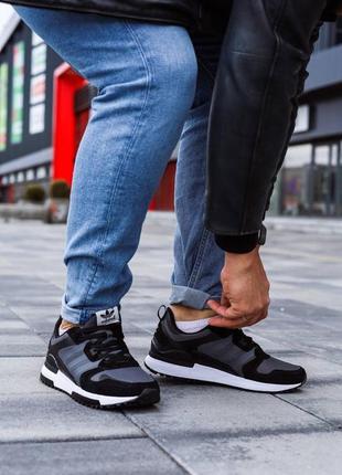 Чоловічі кросівки adidas zx 700 black white розмір 44 (28см)