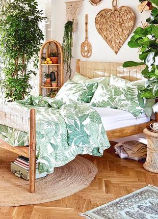 Комплект постельного белья urban outfitters "palm leaves", размер single6 фото