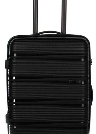 Большой пластиковый чемодан из поликарбоната 85l horoso черный1 фото