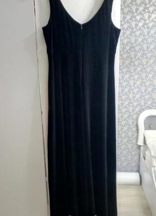 Розкішне оксамитове плаття st.bernard з вишивкою5 фото
