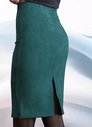 Замшевая юбка