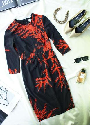 Шовкова сукня міді футляр ззаду блискавка від бренду whistles