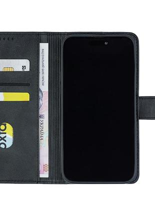 Чохол-книжка crazy horse clasic для zte blade a71 grafit (front)4 фото