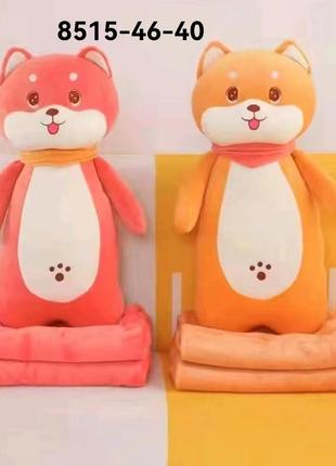 Кіт 3 в 1 іграшка подушка плед трансформер