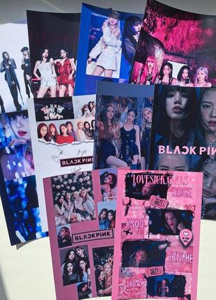 Набор открыток блек пинк black pink 10 шт2 фото