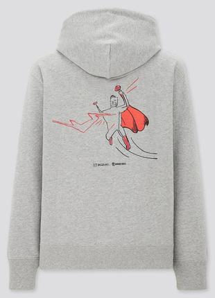 Толстовка uniqlo & jean-michel basquiat x dc's superman