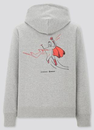 Толстовка uniqlo &amp; jean-michel basquiat x dc's superman