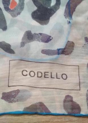 Codello шарфик из тонкого натурального шелка, шов роуль2 фото