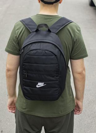 Спортивный мужской рюкзак nike черный тканевой для спорта городской молодежный5 фото