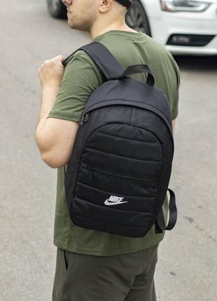 Спортивный мужской рюкзак nike черный тканевой для спорта городской молодежный6 фото