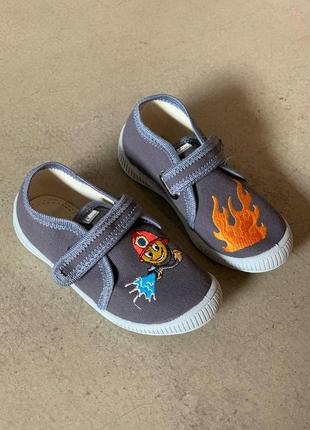 Туфлі дитячі samy т.сірі пожежник 21