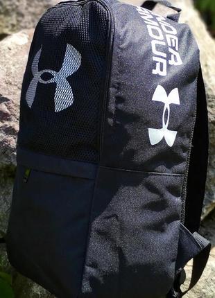 Рюкзак спортивный городской мужской женский черный under armour9 фото