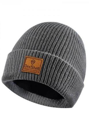 Шапка водонепроникна dexshell watch beanie wool сіра