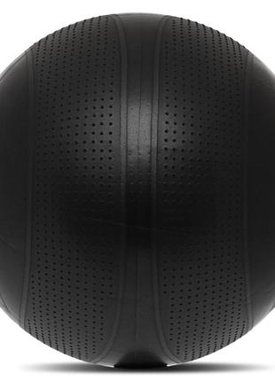 М'яч для фітнесу фітбол масажний zelart 🔥65см чорний3 фото