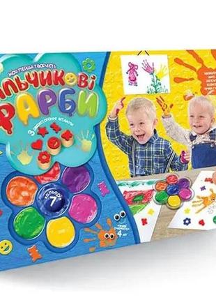 Пальчиковые краски danko toys дт-оо-09-88