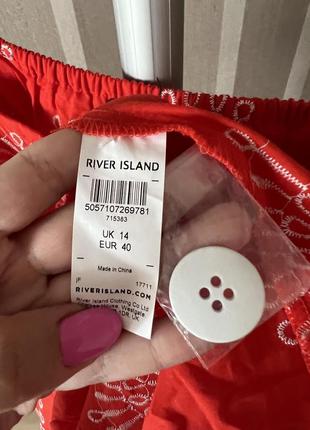 Платье хлопковое на пуговицах river island7 фото