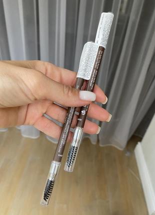 Карандаш для бровей дымчатый перельный шатен от ив роше