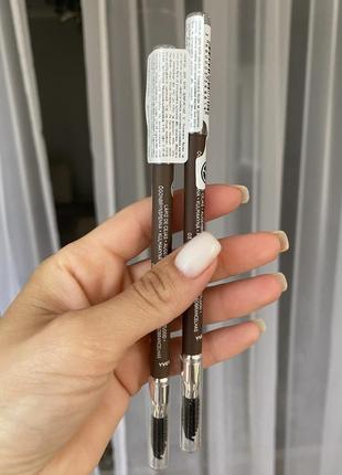 Карандаш для бровей дымчатый перельный шатен от ив роше