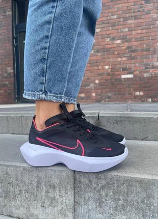 Женские кроссовки найк nike vista lite black pink4 фото