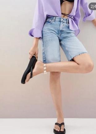 Джинсовые шорты-бермуды mango2 фото