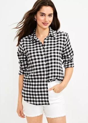 Шикарная рубашка в клетку